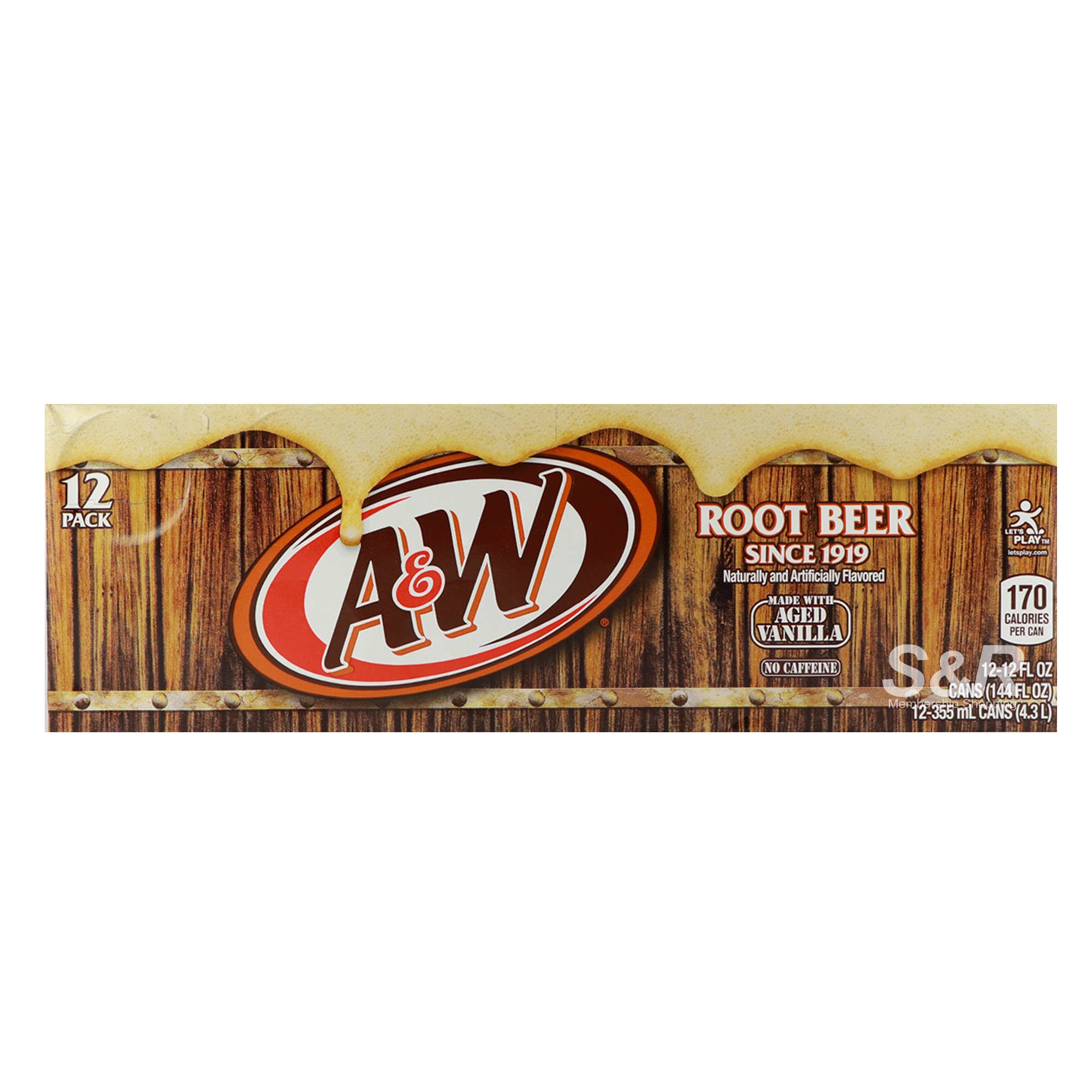 A&W Root Beer 12pcs A&W Root Beer 12pcs